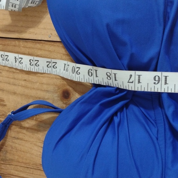 La Blanca Island Goddess Royal Blue Swim Dress Size 14 - Picture 11 of 11